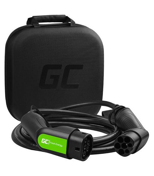GREENCELL Ladekabel Elbil EV09 Typ2 5m - Ladekabel GREENCELL Ladekabel Elbil EV09 Typ2 5m - Ladekabel