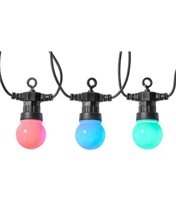 Nedis SmartLife 10 LED 9M farvede pærer - Partylyskæde