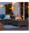 Nedis SmartLife 10 LED 9M farvede pærer - Partylyskæde