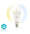 Nedis SmartLife WiFi E14 4.9 W hvid farve - Lyskilde