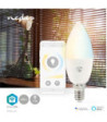 Nedis SmartLife WiFi E14 4.9 W hvid farve - Lyskilde