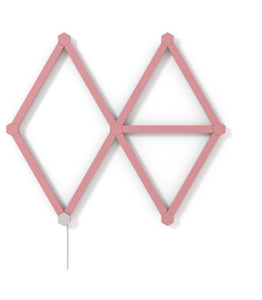 Nanoleaf Lines Skin Pink Matte 9pcs