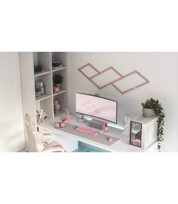 Nanoleaf Lines Skin Pink Matte 9pcs