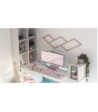Nanoleaf Lines Skin Pink Matte 9pcs