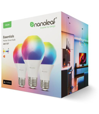 NanoLeaf Essentials Matter Smart Bulb E27 3PK