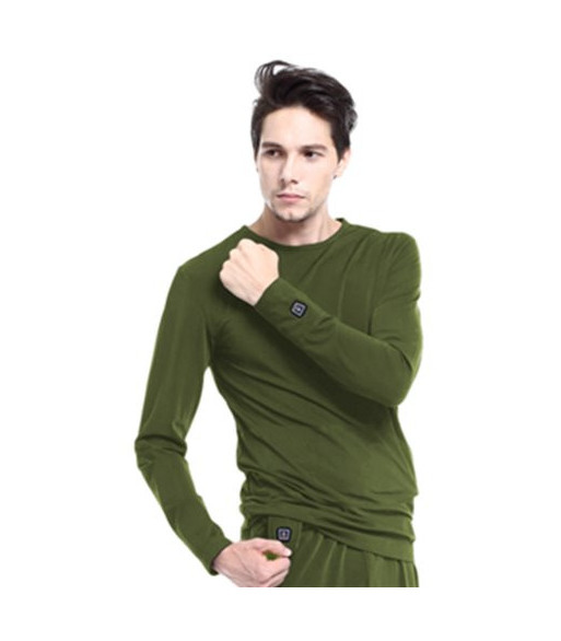 Glovii opvarmet bluse XL. Grøn - Beklædning med varme Glovii opvarmet bluse XL. Grøn - Beklædning med varme