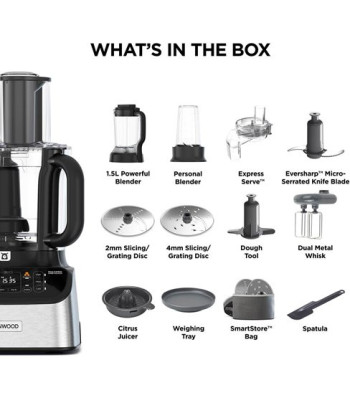 Kenwood FDM73.850SS MultiPro OneTouch - Foodprocessor