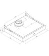 Silverline SC 1163-60 RF - Emhætte til centralventilation