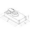Silverline SC 1176-75 SR - Emhætte til centralventilation