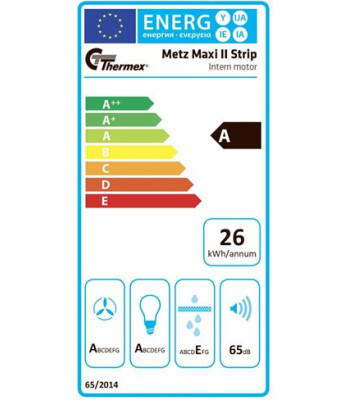 Thermex 423.19.3261.2 Metz Maxi LED strip - Skabsintegreret