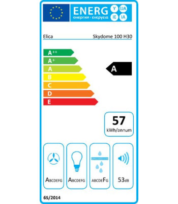 Eico 6365 Skydome 100 H30 - Loftintegreret emhætte