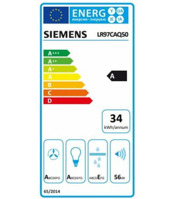 Siemens LR97CAQ50 - Loftintegreret emhætte