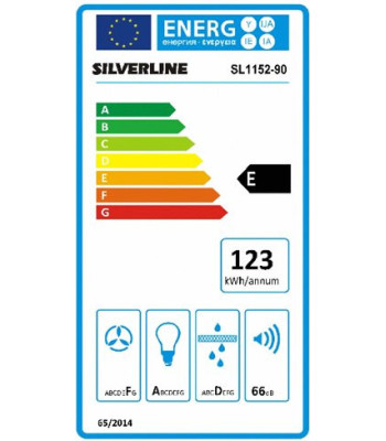 Silverline SL 1152-90 RF Crystal 90 cm - Skabsintegreret emh