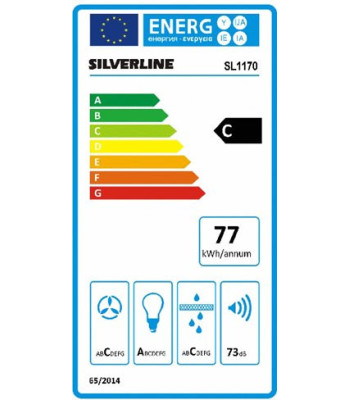 Silverline SL 1170-79 RF Astec 79 cm - Skabsintegreret emhæt