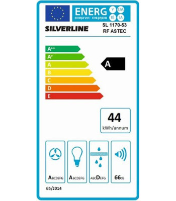 Silverline SL 1170-53 RF - Skabsintegreret emhætte