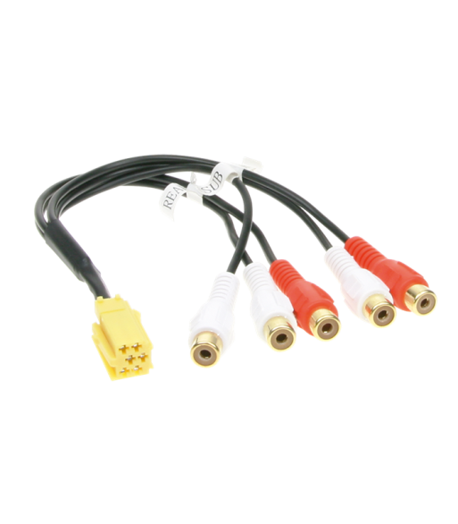 MINI-ISO TIL PHONO 5-KANALS MINI-ISO TIL PHONO 5-KANALS