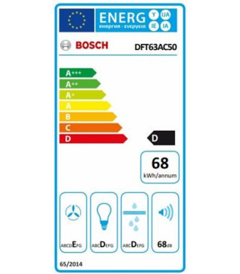 Bosch DFT63AC50 - Skabsintegreret emhætte