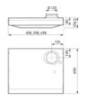 Franke Classic 1201A-10 50 cm - Underbygningsemhætte