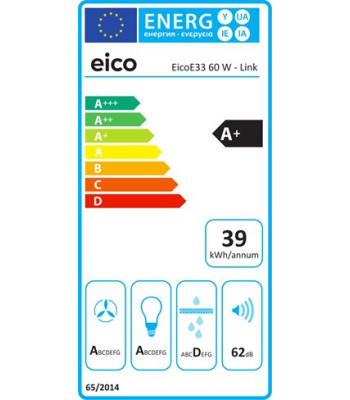 Eico 5876 EicoE33 60 N - Link - Skabsintegreret emhætte