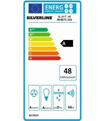 Silverline SL 4117-60 SR - Frithængende emhætte