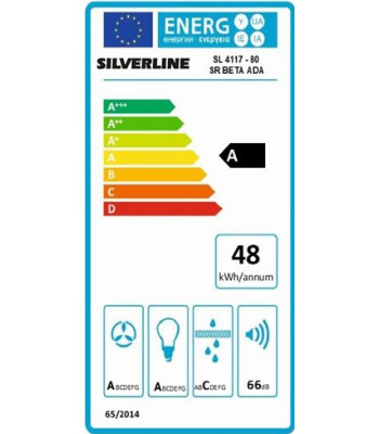 Silverline SL 4117-80 SR - Frithængende emhætte
