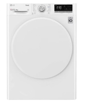 LG F0RV308N1WD - Kondenstørretumbler med varmepumpe
