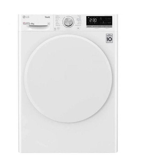 LG F0RV308N1WD - Kondenstørretumbler med varmepumpe LG F0RV308N1WD - Kondenstørretumbler med varmepumpe