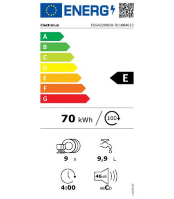 Electrolux ESS42200SW - Smal opvaskemaskine