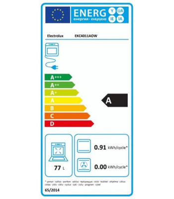 Electrolux EKC4011AOW - Glaskeramisk komfur