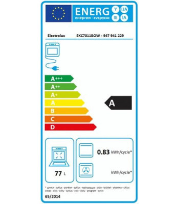 Electrolux EKC7011BOW - Glaskeramisk komfur