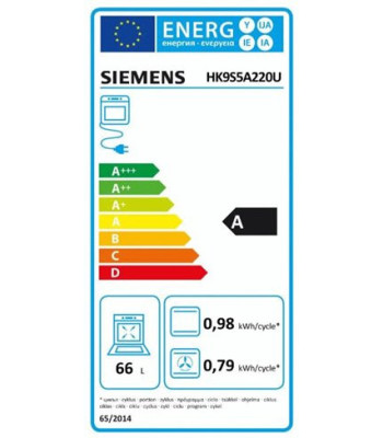 Siemens HK9S5A220U - Glaskeramisk komfur