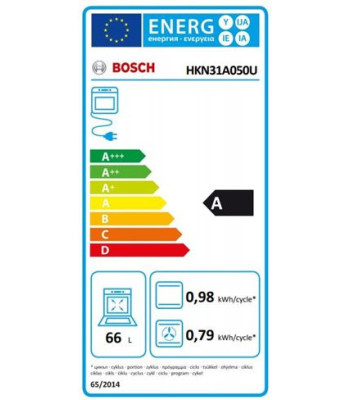 Bosch HKN31A050U - Glaskeramisk komfur