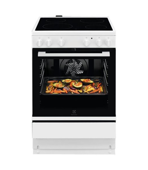 Electrolux LKR64003SW-400 - Glaskeramisk komfur 400V