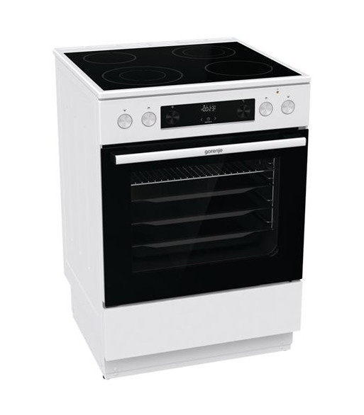Gorenje GEC6D60WPB - Glaskeramisk komfur