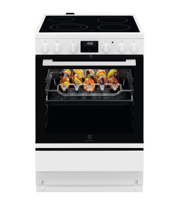 Electrolux LKR66449NW - Glaskeramisk komfur