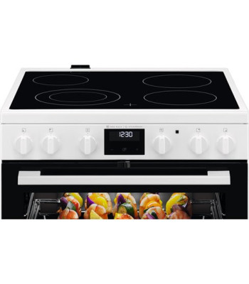 Electrolux LKR66449NW - Glaskeramisk komfur