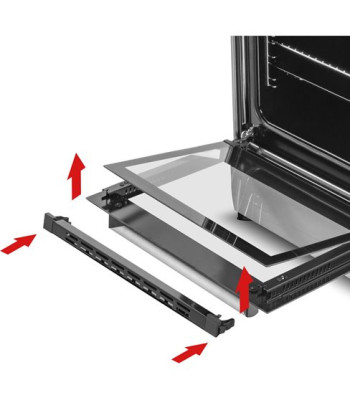 Scandomestic FCC800W - Glaskeramisk komfur