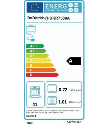 De Dietrich DKR 7580 A - Kombi dampovn