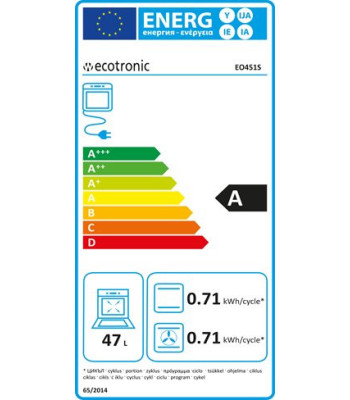 Ecotronic EO451S - Ovn til indbygning