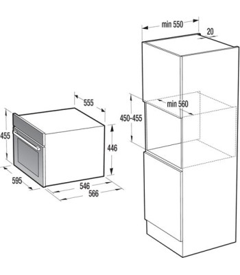 Gorenje BCM4547A10BG - Kombiovn