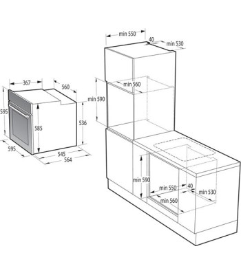 Gorenje BPSA6747A08BGWI - Ovn til indbygning