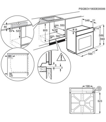Electrolux EO92PCK - Ovn til indbygning