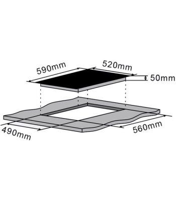 Silverline JG 6001 P - Glaskeramisk kogeplade