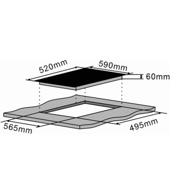 Silverline JI 6001 P - Induktionskogeplade