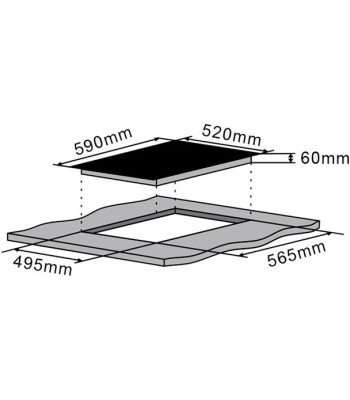 Silverline JI 6021 F - Induktionskogeplade