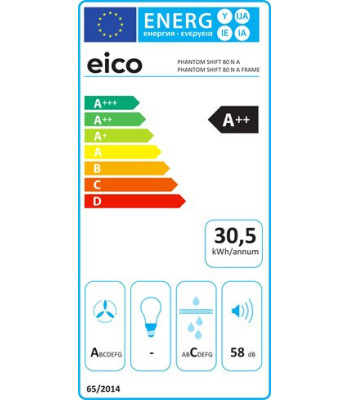 Eico 5772 Phantom Shift 80 N A - Kogeplade med indbygget emh