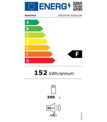 Electrolux LRS1DF39X - Fritstående køleskab
