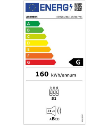 Liebherr   EWTgb 2383-22 001 - Integrerbart vinkøleskab