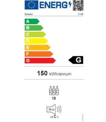 Dometic D18B - Fritstående vinkøleskab
