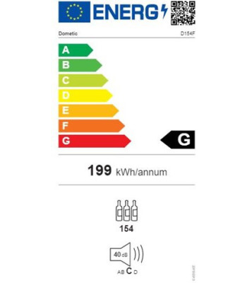 Dometic D154F - Fritstående vinkøleskab